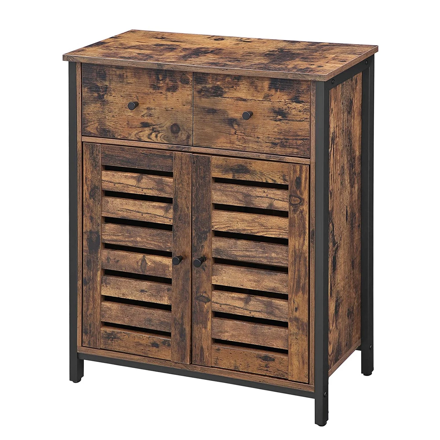 Red Living Kommode Condover III - Braun / Schwarz 1 Red Living Kommode Condover III - Braun / Schwarz