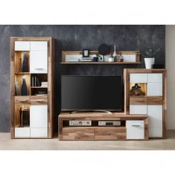 Loftscape Wandboard Waverly - Weiß / Eiche Dekor -Wohnzimmermöbel boutique en ligne 1000225872 200923 13364000031 MOOD DETAILS P000000001000225872 mood