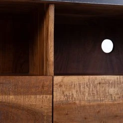 Ars manufacti TV-Lowboard Mackz I - Akazie massiv - Akazie Dunkel / Antik Schwarz -Wohnzimmermöbel boutique en ligne 1000226069 220126 15550100048 DETAILS P000000001000226069