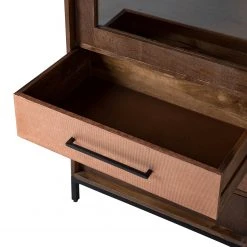 Ars manufacti Standvitrine Copp - Mango massiv / Metall - Kupfer / Mango Dunkel 25 Ars manufacti Standvitrine Copp - Mango massiv / Metall - Kupfer / Mango Dunkel -Wohnzimmermöbel boutique en ligne 1000226079 210429 12192800005 DETAILS P000000001000226079