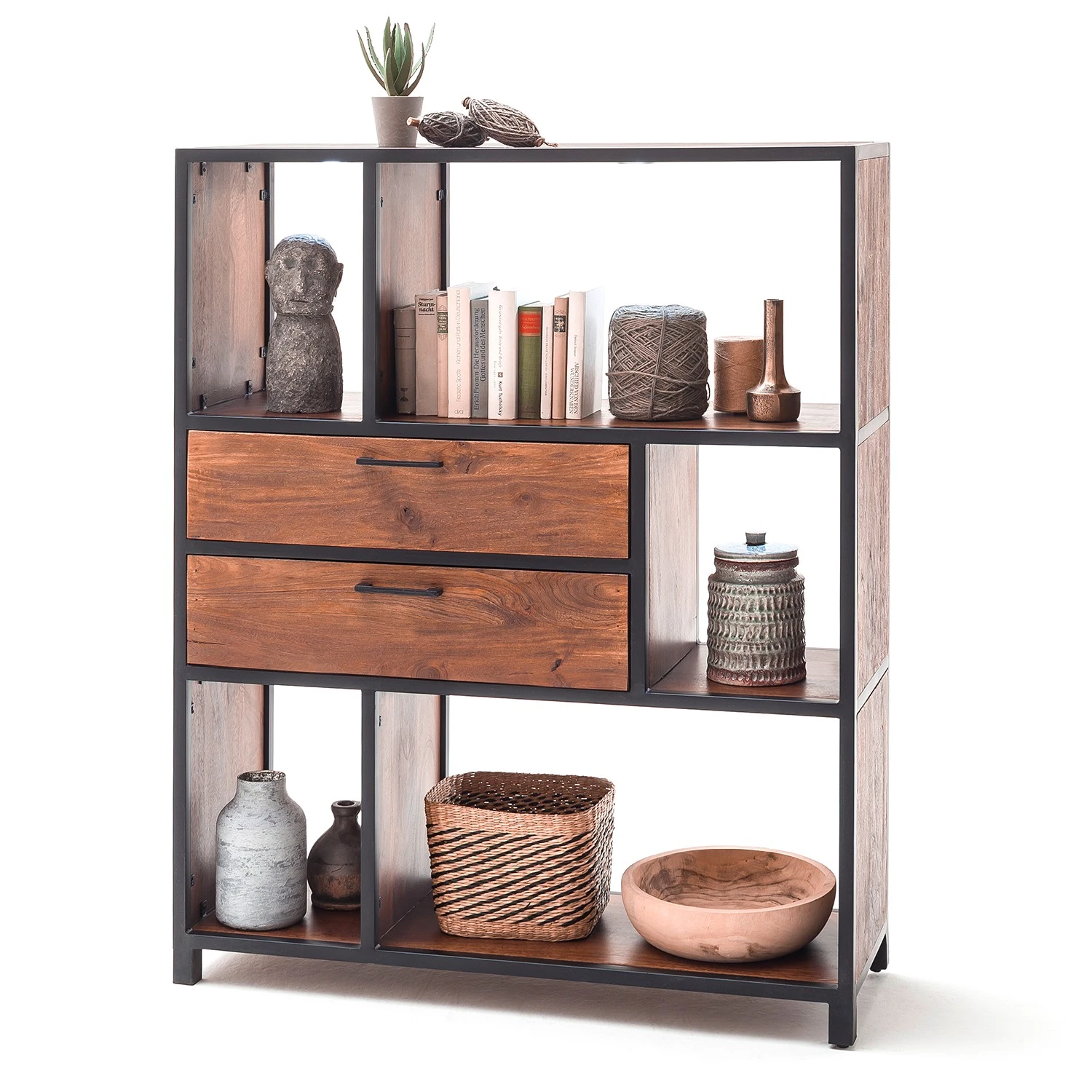 Ars manufacti Regal Moboki - Mango massiv / Metall - Mango Dunkel / Schwarz 5 Ars manufacti Regal Moboki - Mango massiv / Metall - Mango Dunkel / Schwarz – Bild 5