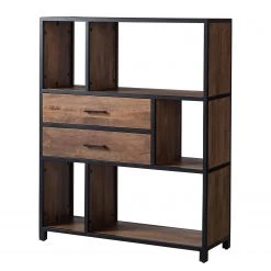 Ars manufacti Regal Moboki - Mango massiv / Metall - Mango Dunkel / Schwarz