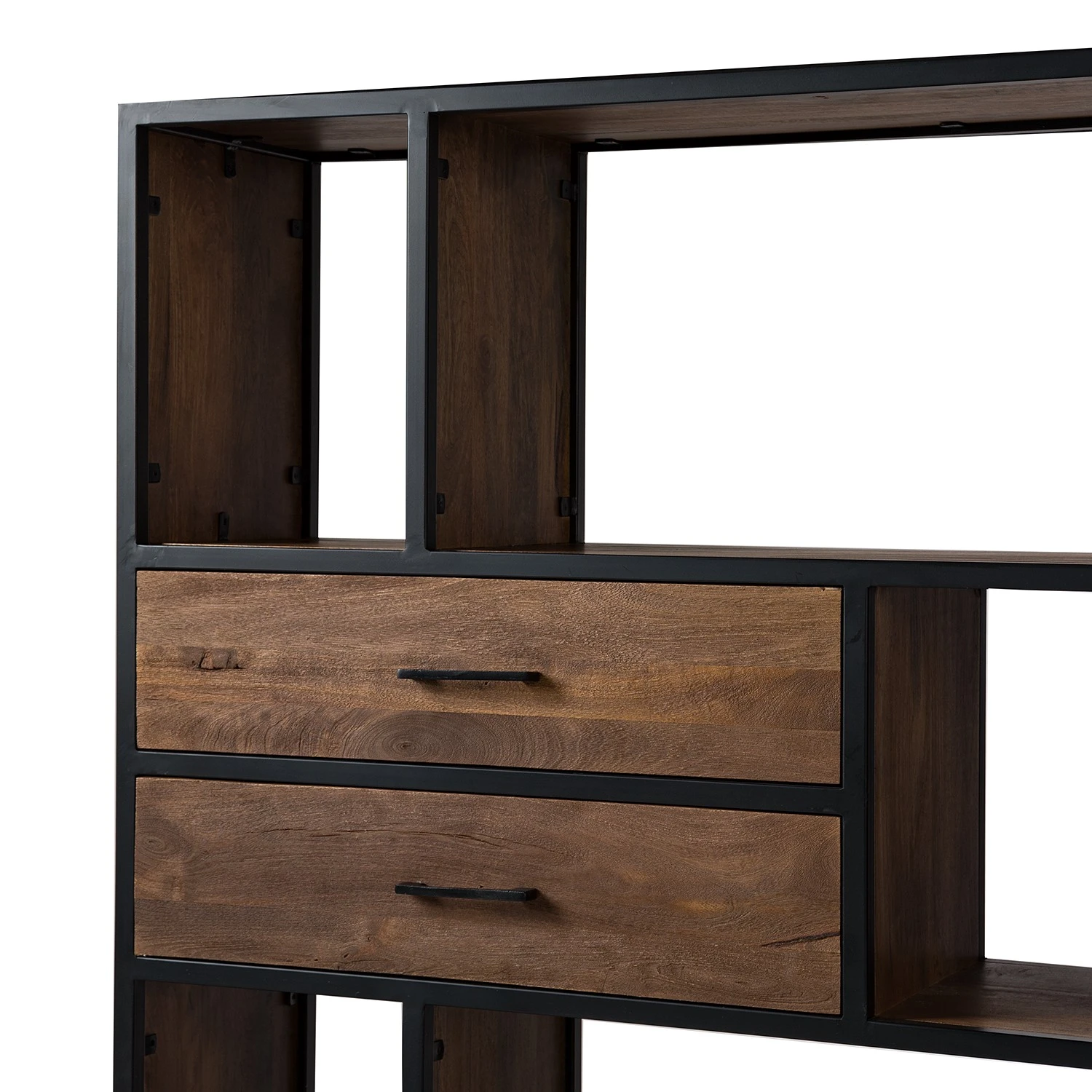 Ars manufacti Regal Moboki - Mango massiv / Metall - Mango Dunkel / Schwarz 14 Ars manufacti Regal Moboki - Mango massiv / Metall - Mango Dunkel / Schwarz – Bild 14