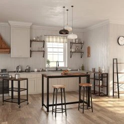 Red Living Wandregal Litchfield (2er-Set) - Braun / Schwarz -Wohnzimmermöbel boutique en ligne 1000226204 200922 17385600113 MOOD DETAILS P000000001000226204 mood