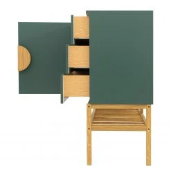 Tenzo Sideboard Scoop - Eiche teilmassiv - Dunkelgrün -Wohnzimmermöbel boutique en ligne 1000226392 201006 12073800135 DETAILS P000000001000226392