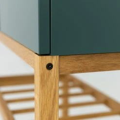 Tenzo Sideboard Scoop - Eiche teilmassiv - Dunkelgrün -Wohnzimmermöbel boutique en ligne 1000226392 201006 12073800138 DETAILS P000000001000226392