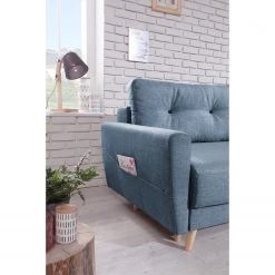 Mørteens Sofa Sola (3-Sitzer) - Webstoff - Taubengrau - Schlaffunktion -Wohnzimmermöbel boutique en ligne 1000226551 210706 11032900065 DETAILS P000000001000226551
