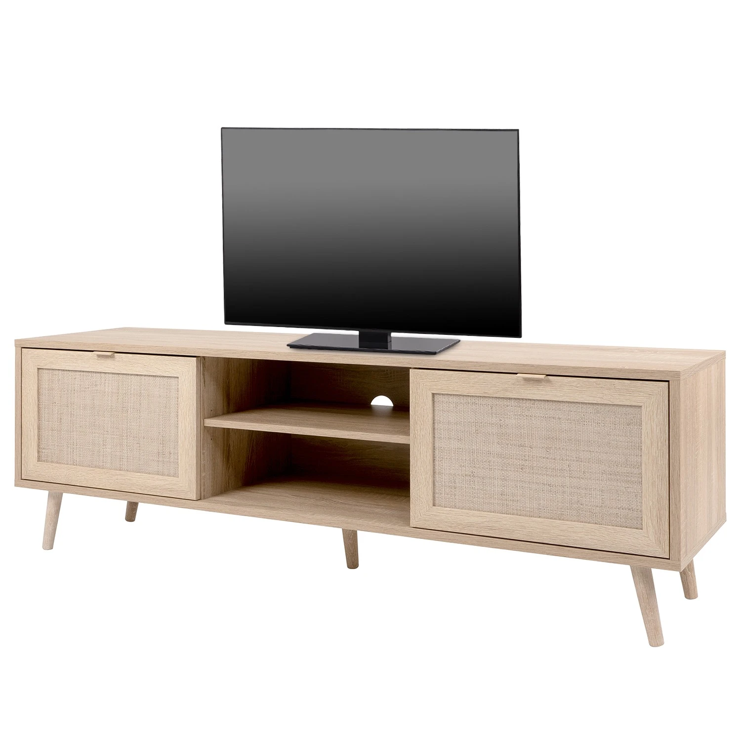 Naturoo TV-Lowboard Bouzy - Eiche Sonoma Dekor 1 Naturoo TV-Lowboard Bouzy - Eiche Sonoma Dekor