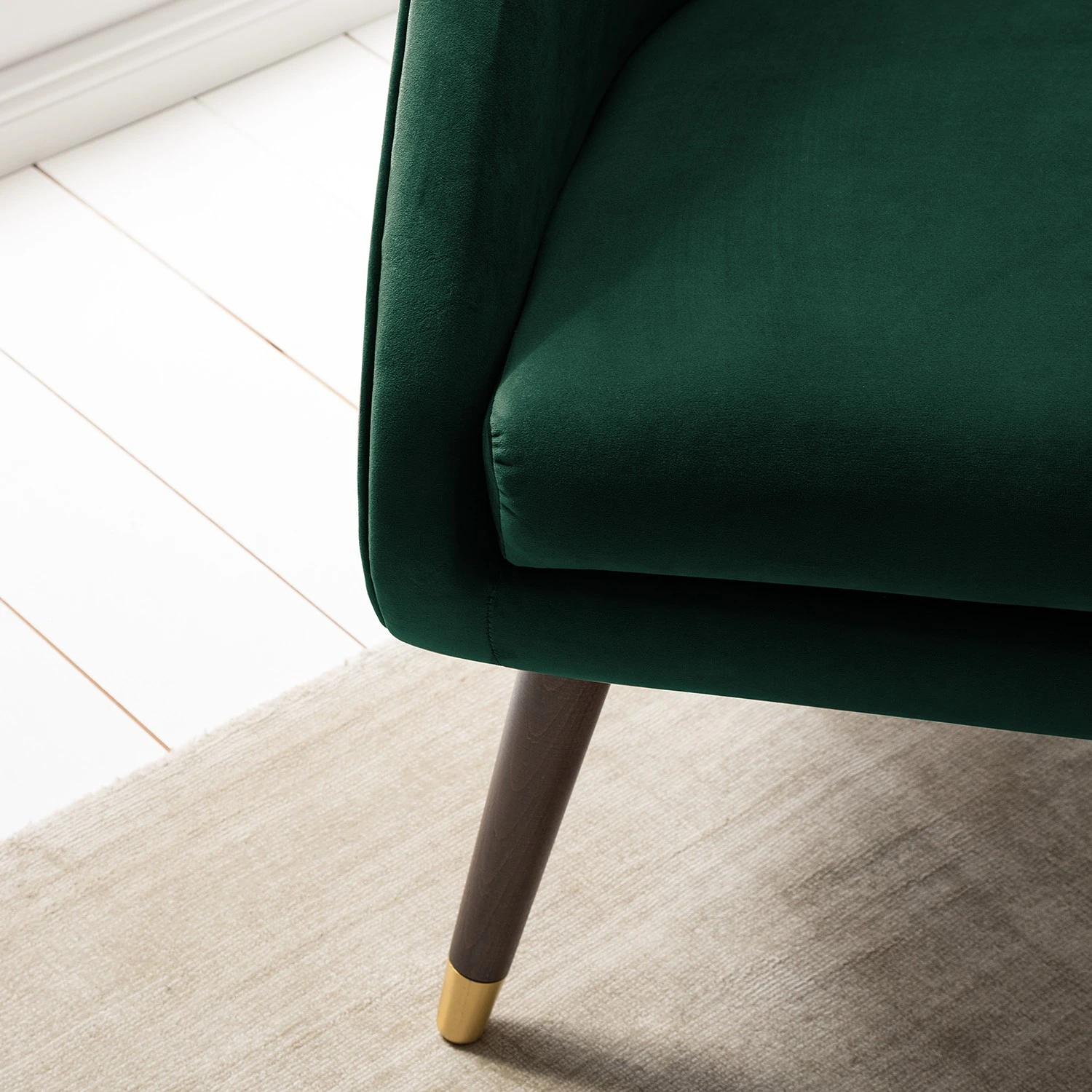 Ridgevalley Sessel Volonne - Samt Ravi: Antikgrün 20 Ridgevalley Sessel Volonne - Samt Ravi: Antikgrün – Bild 20