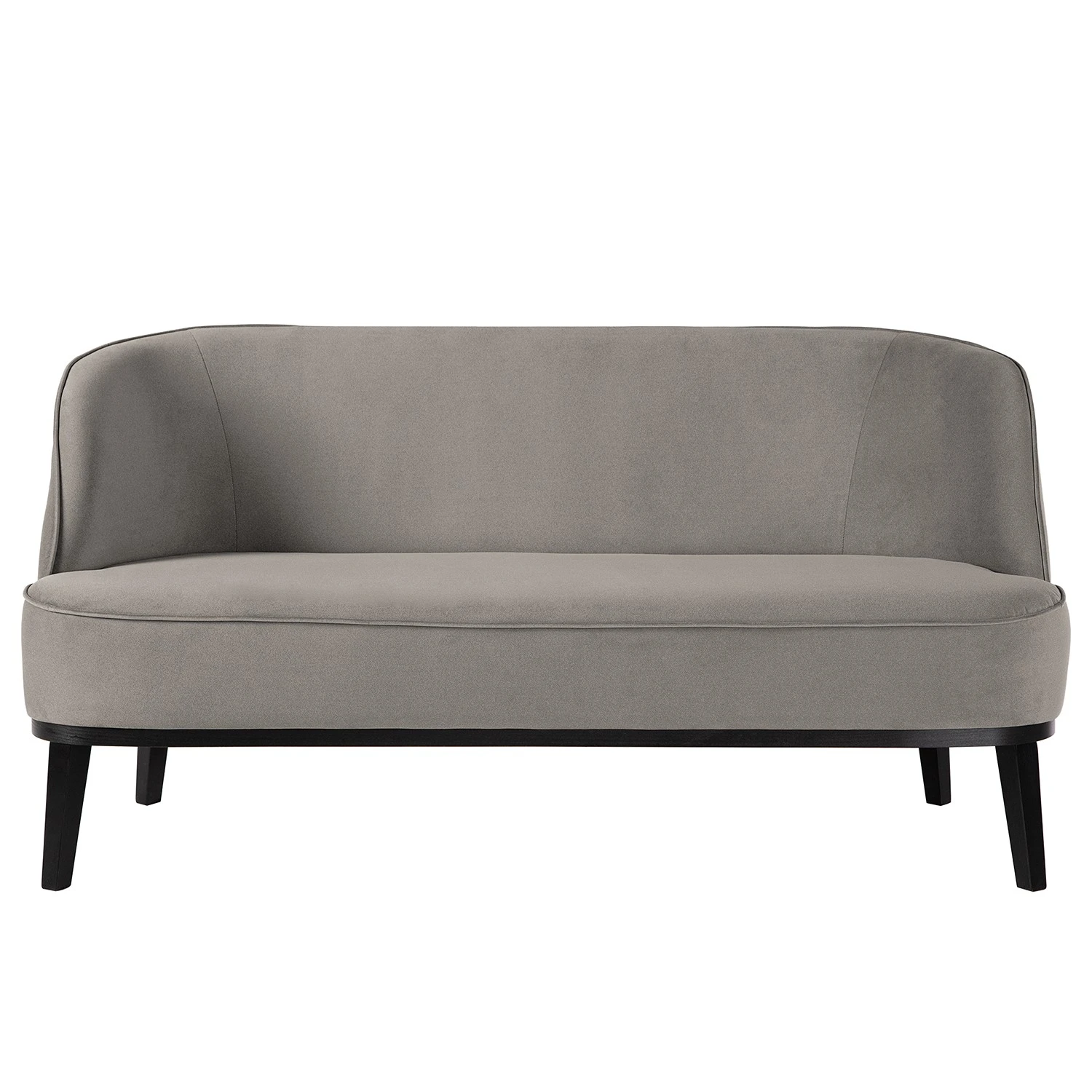 Ridgevalley Sofa Voiteur (2,5-Sitzer) - Microfaser Sela: Grau - Buche Dunkel 4 Ridgevalley Sofa Voiteur (2,5-Sitzer) - Microfaser Sela: Grau - Buche Dunkel – Bild 4