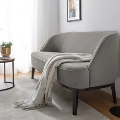 Ridgevalley Sofa Voiteur (2,5-Sitzer) - Microfaser Sela: Grau - Buche Dunkel 20 Ridgevalley Sofa Voiteur (2,5-Sitzer) - Microfaser Sela: Grau - Buche Dunkel -Wohnzimmermöbel boutique en ligne 1000227363 210426 16020700115 DETAILS P000000001000227363