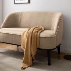 Ridgevalley Sofa Voiteur (2-Sitzer) - Webstoff Noela: Cappuccino - Buche Dunkel -Wohnzimmermöbel boutique en ligne 1000227376 210426 16055100174 DETAILS P000000001000227376