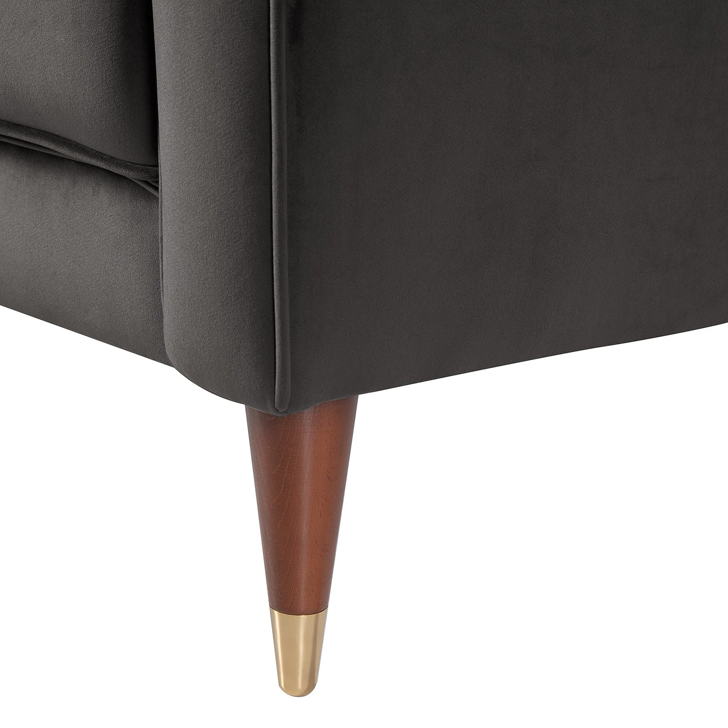 Red Living Sofa Suzy (2,5-Sitzer) - Samt Ravi: Grau 15 Red Living Sofa Suzy (2,5-Sitzer) - Samt Ravi: Grau – Bild 15