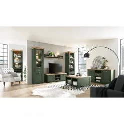 Norrwood Regal Cardet I - Moosgrün / Eiche Wotan Dekor -Wohnzimmermöbel boutique en ligne 1000227558 201016 13033600038 MOOD DETAILS P000000001000227558 mood