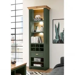 Norrwood Regal Cardet I - Moosgrün / Eiche Wotan Dekor -Wohnzimmermöbel boutique en ligne 1000227558 201016 13033900040 MOOD DETAILS P000000001000227558 mood