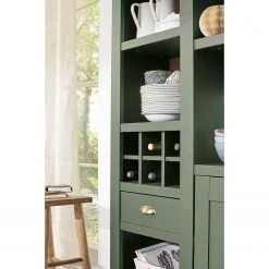 Norrwood Regal Cardet I - Moosgrün / Eiche Wotan Dekor -Wohnzimmermöbel boutique en ligne 1000227558 201016 13034100043 DETAILS P000000001000227558