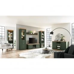 Norrwood Wandboard Cardet - Moosgrün / Eiche Wotan Dekor -Wohnzimmermöbel boutique en ligne 1000227573 201016 13042700086 MOOD DETAILS P000000001000227573 mood