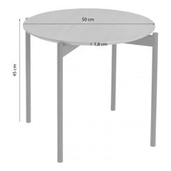 Red Living Beistelltisch Yzeron - Echtholzfurnier / Metall - Eiche 13 Red Living Beistelltisch Yzeron - Echtholzfurnier / Metall - Eiche -Wohnzimmermöbel boutique en ligne 1000228570 201022 13492800030 SKETCH DETAILS P000000001000228570 sketch