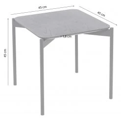 Red Living Beistelltisch Oakton - Echtholzfurnier / Metall - Eiche -Wohnzimmermöbel boutique en ligne 1000228598 201022 13494300046 SKETCH DETAILS P000000001000228598 sketch