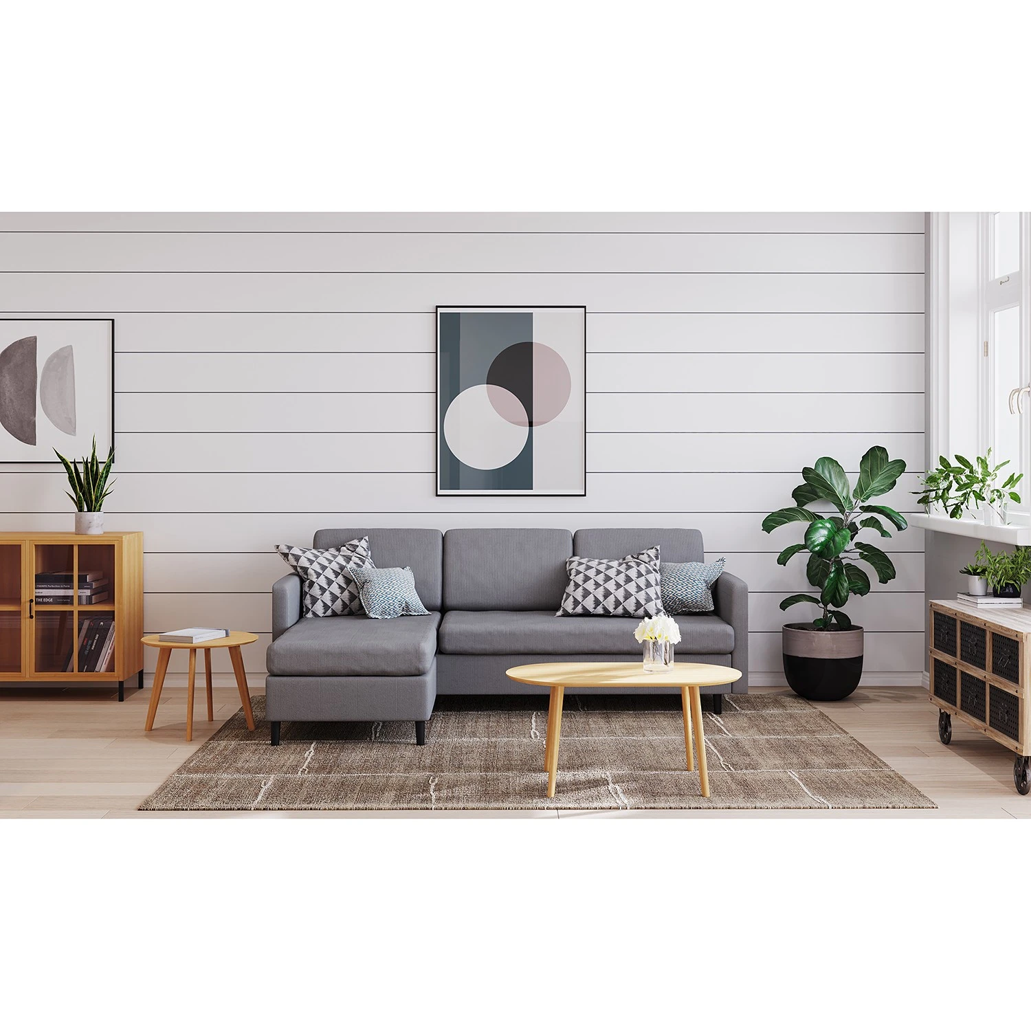 Naturoo Beistelltisch Kirjala - Eiche teilmassiv 2 Naturoo Beistelltisch Kirjala - Eiche teilmassiv – Bild 2