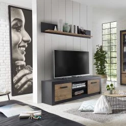 Red Living TV-Lowboard Bozel - Kastanie Dekor / Grau -Wohnzimmermöbel boutique en ligne 1000228628 201028 06294800008 MOOD DETAILS P000000001000228628 mood