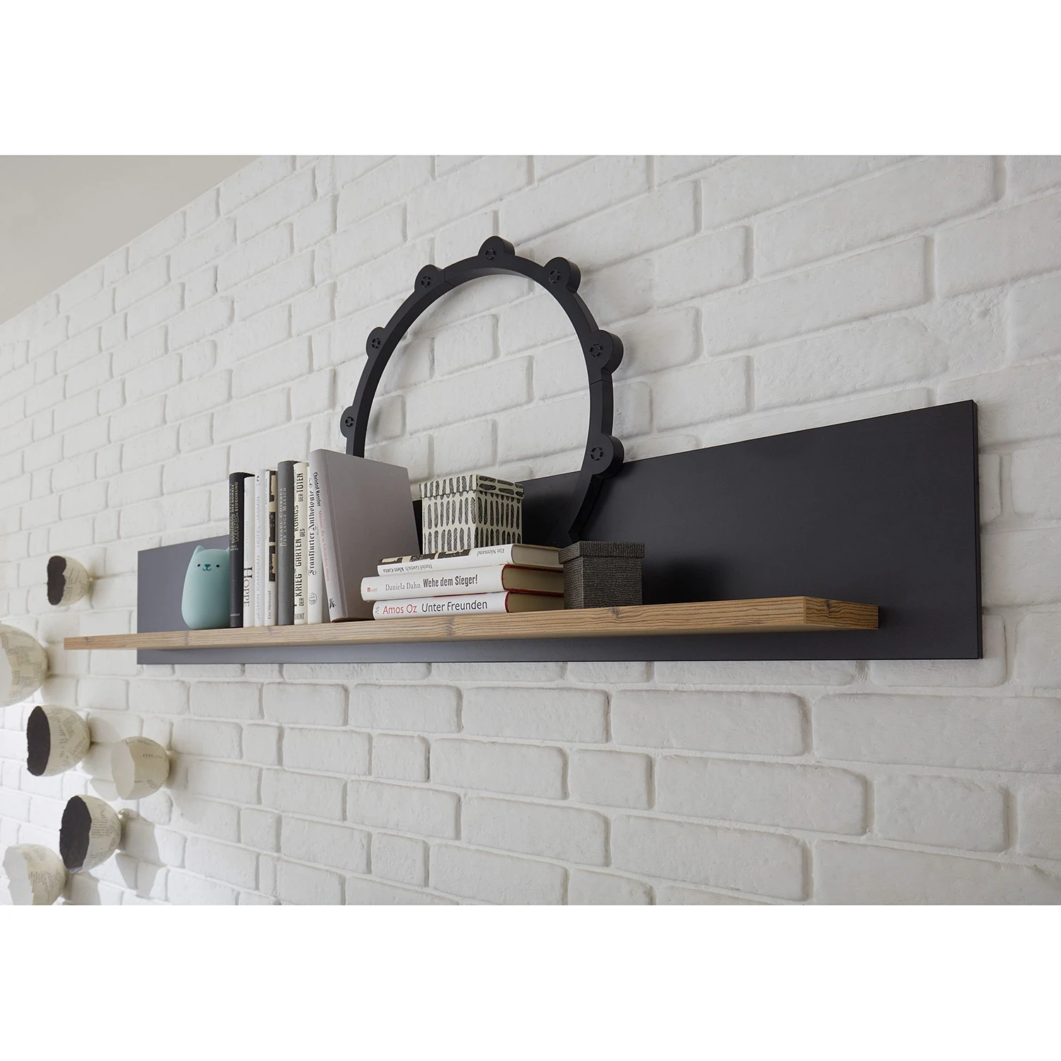 Red Living Wandboard Bozel - Kastanie Dekor / Grau 2 Red Living Wandboard Bozel - Kastanie Dekor / Grau – Bild 2