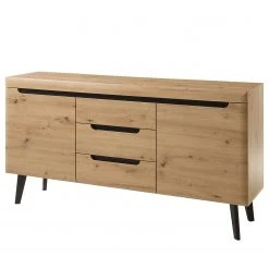 Loftscape Sideboard Tornac - Eiche Artisan Dekor / Schwarz