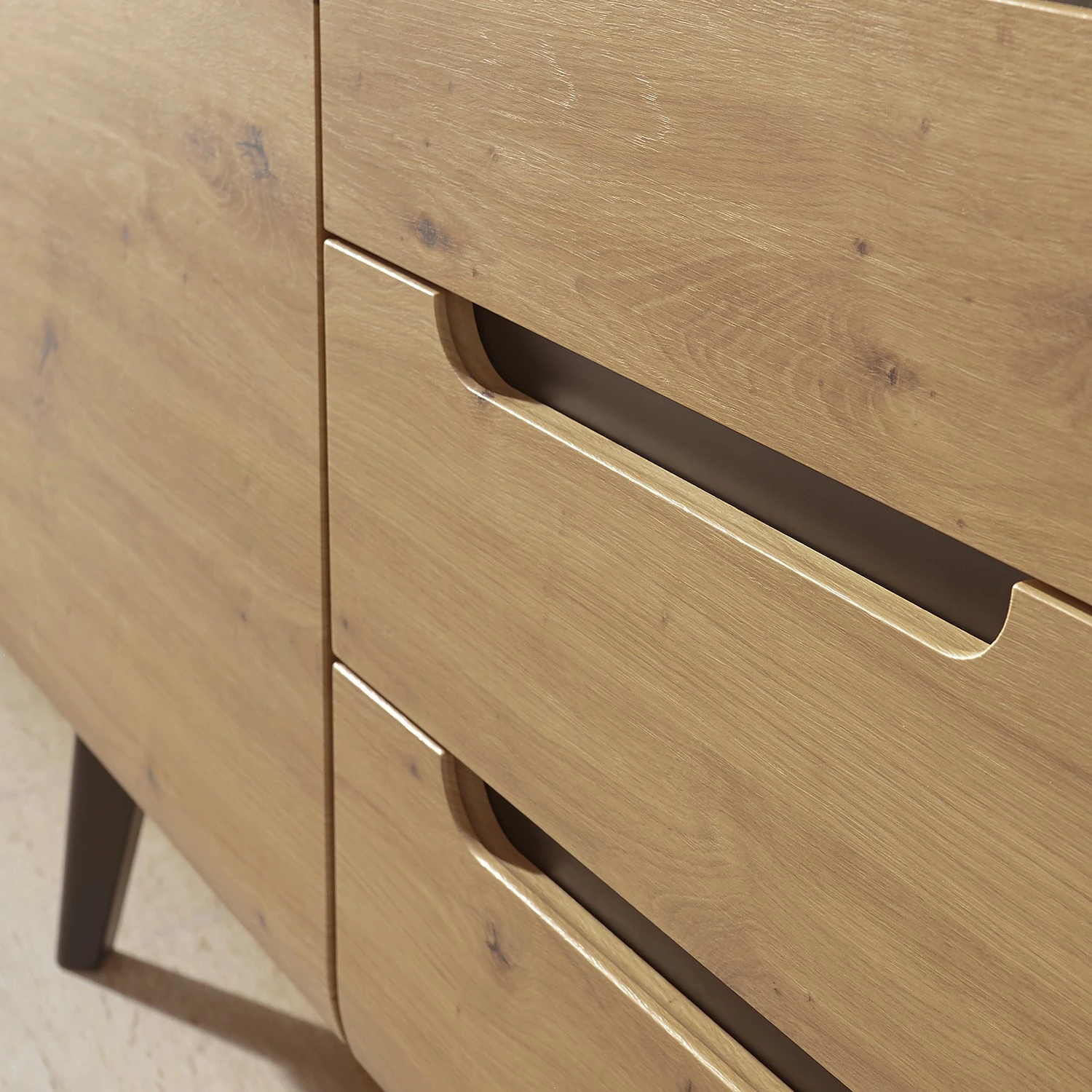 Loftscape Sideboard Tornac - Eiche Artisan Dekor / Schwarz 6 Loftscape Sideboard Tornac - Eiche Artisan Dekor / Schwarz – Bild 6