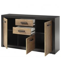 Red Living Sideboard Bozel I - Kastanie Dekor / Grau -Wohnzimmermöbel boutique en ligne 1000228649 201028 06345500117 DETAILS P000000001000228649