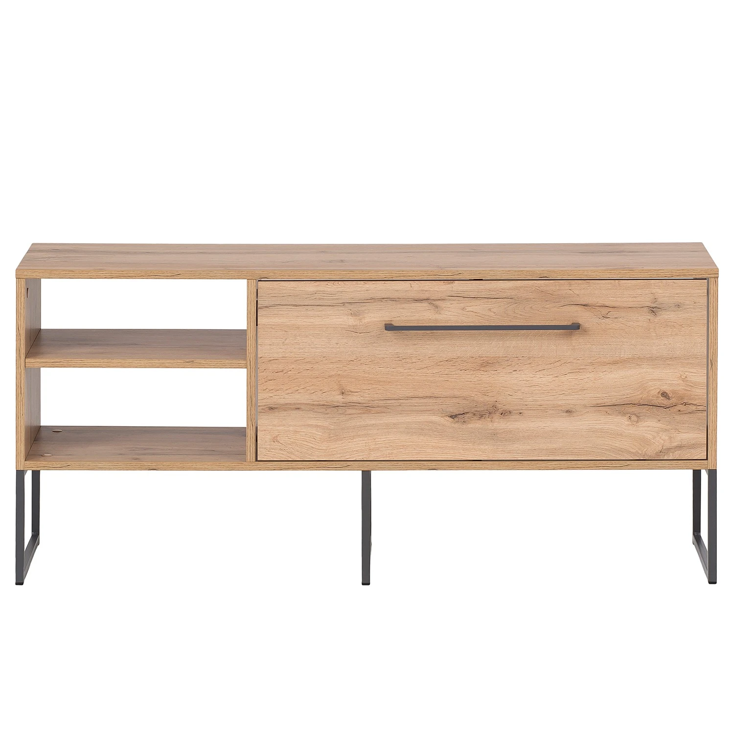 Schildmeyer TV-Lowboard Limmo - Eiche Landhaus Dekor / Schwarz 5 Schildmeyer TV-Lowboard Limmo - Eiche Landhaus Dekor / Schwarz – Bild 5