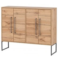 Schildmeyer Kommode Limmo I - Eiche Landhaus Dekor / Schwarz