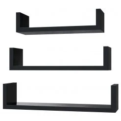 Loftscape Wandregal Tremel (3er-Set) - Schwarz 9 Loftscape Wandregal Tremel (3er-Set) - Schwarz -Wohnzimmermöbel boutique en ligne 1000229716 201104 13580100076 DETAILS P000000001000229716