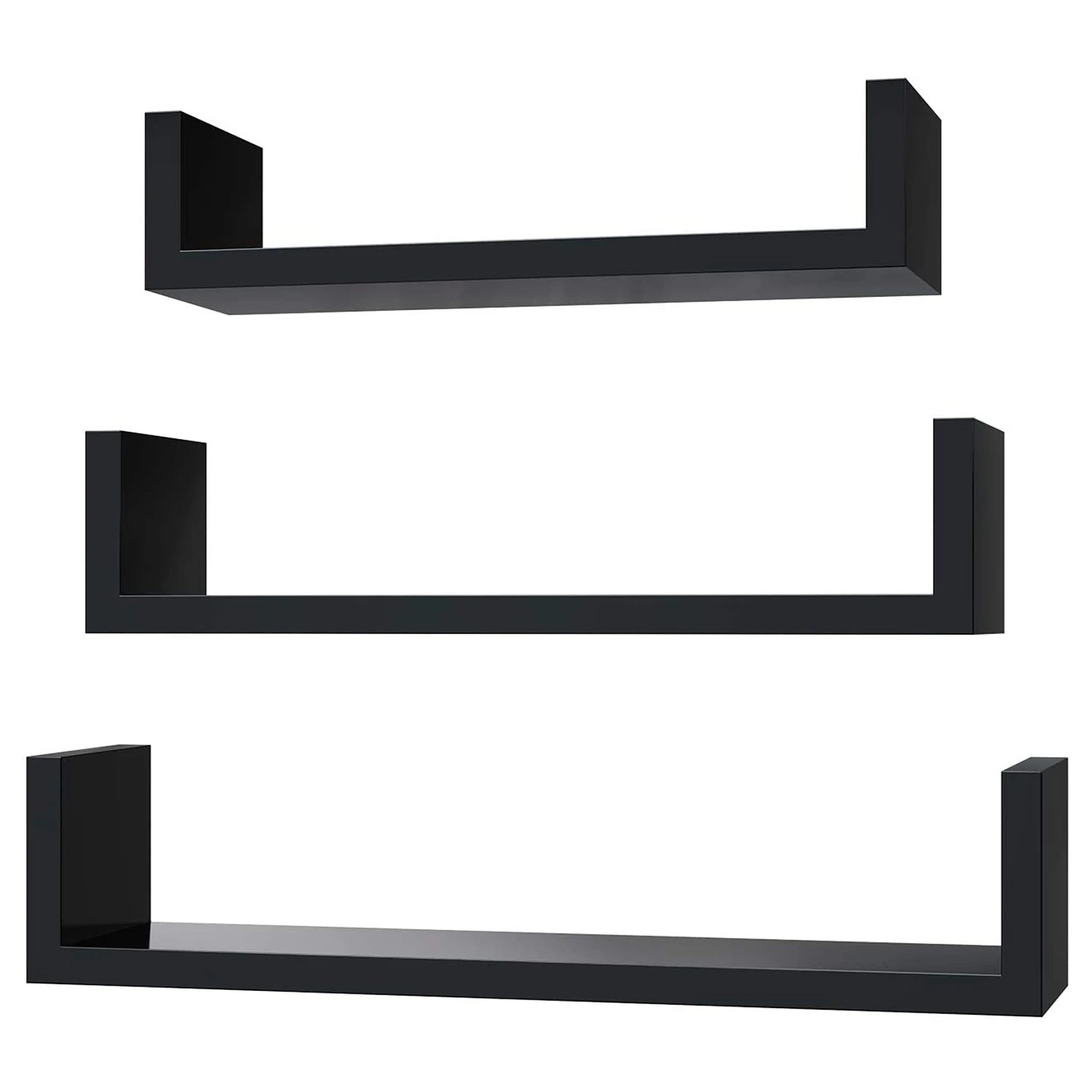 Loftscape Wandregal Tremel (3er-Set) - Schwarz 4 Loftscape Wandregal Tremel (3er-Set) - Schwarz – Bild 4