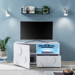 Loftscape TV-Lowboard Roubia I - Hochglanz Weiß 6 Loftscape TV-Lowboard Roubia I - Hochglanz Weiß -Wohnzimmermöbel boutique en ligne 1000229870 201106 11365800003 MOOD DETAILS P000000001000229870 mood