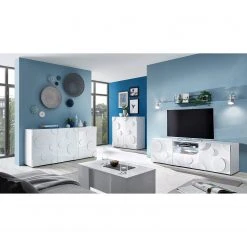 Loftscape TV-Lowboard Roubia II - Hochglanz Weiß -Wohnzimmermöbel boutique en ligne 1000229882 201106 11372900018 MOOD DETAILS P000000001000229882 mood