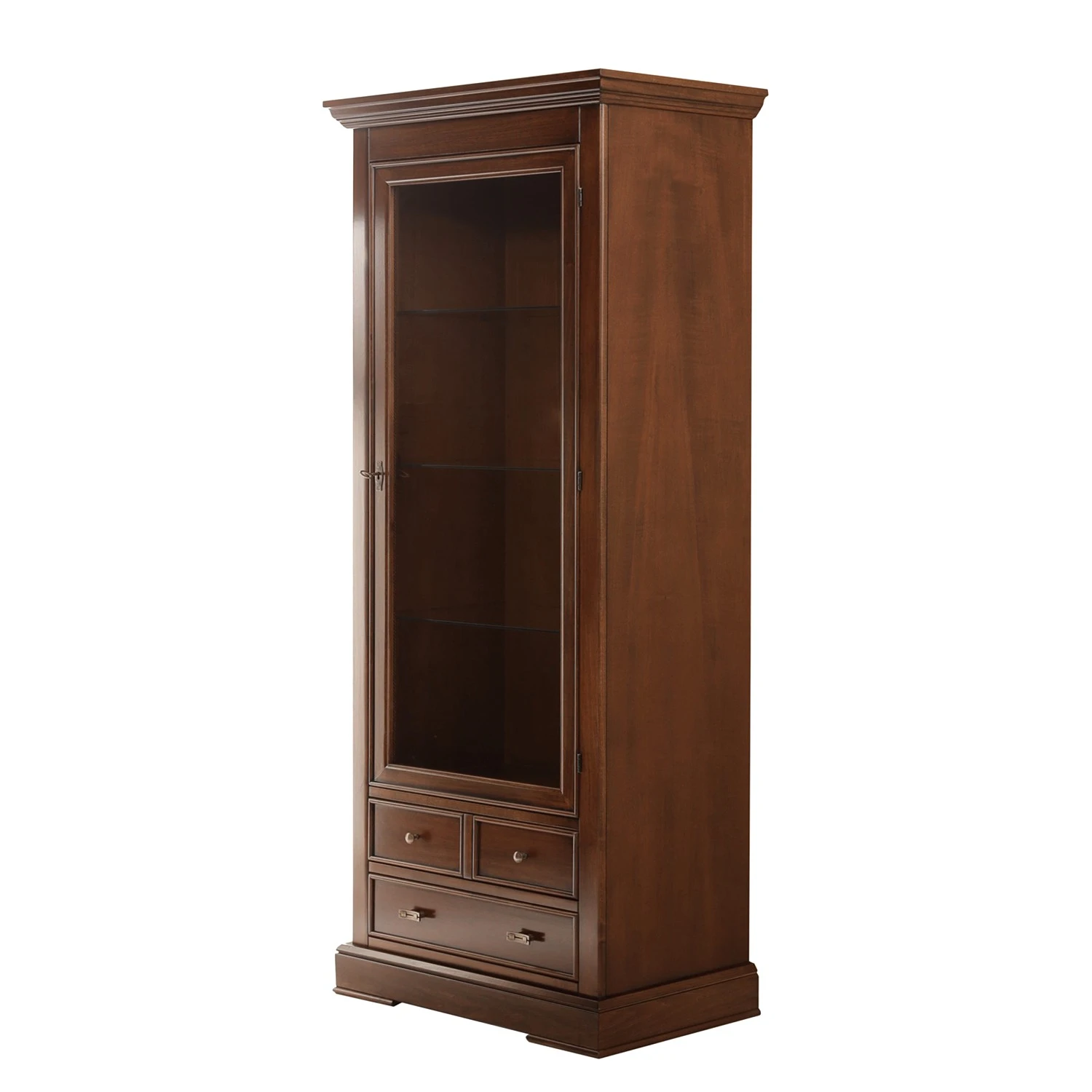 Ridgevalley Standvitrine Brieux - Tulpenbaum teilmassiv - Tulpenbaum Antik 1 Ridgevalley Standvitrine Brieux - Tulpenbaum teilmassiv - Tulpenbaum Antik