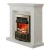 Loftscape Elektrokamin Boyne - Marmor Weiß Dekor