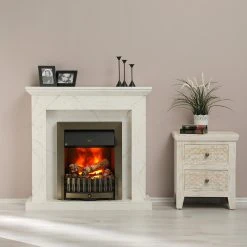 Loftscape Elektrokamin Boyne - Marmor Weiß Dekor -Wohnzimmermöbel boutique en ligne 1000230615 201113 12533200058 MOOD DETAILS P000000001000230615 mood