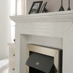 Loftscape Elektrokamin Boyne - Marmor Weiß Dekor -Wohnzimmermöbel boutique en ligne 1000230615 201113 12533500061 DETAILS P000000001000230615