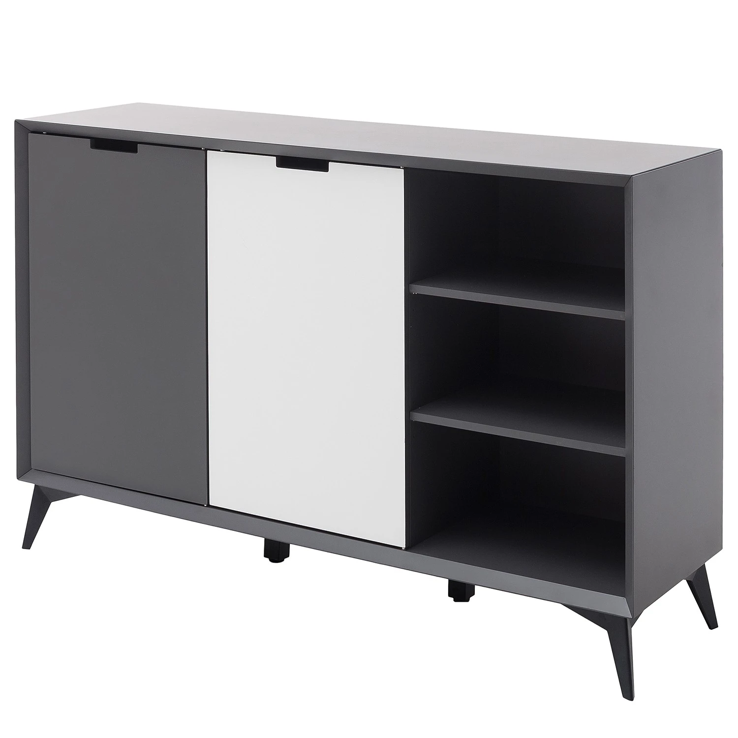Loftscape Sideboard Nevez II - Weiß / Grau 2 Loftscape Sideboard Nevez II - Weiß / Grau – Bild 2