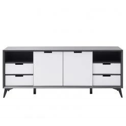 Loftscape Sideboard Nevez I - Weiß / Grau 24 Loftscape Sideboard Nevez I - Weiß / Grau -Wohnzimmermöbel boutique en ligne 1000230756 211007 13330800077 DETAILS P000000001000230756