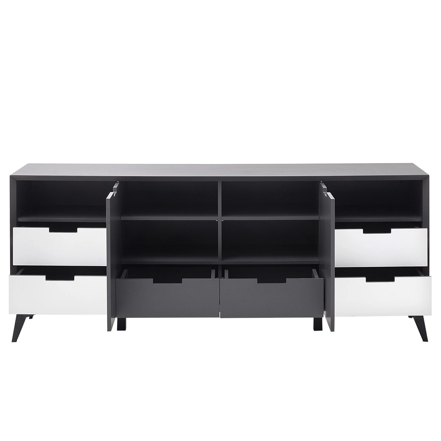 Loftscape Sideboard Nevez I - Weiß / Grau 10 Loftscape Sideboard Nevez I - Weiß / Grau – Bild 10