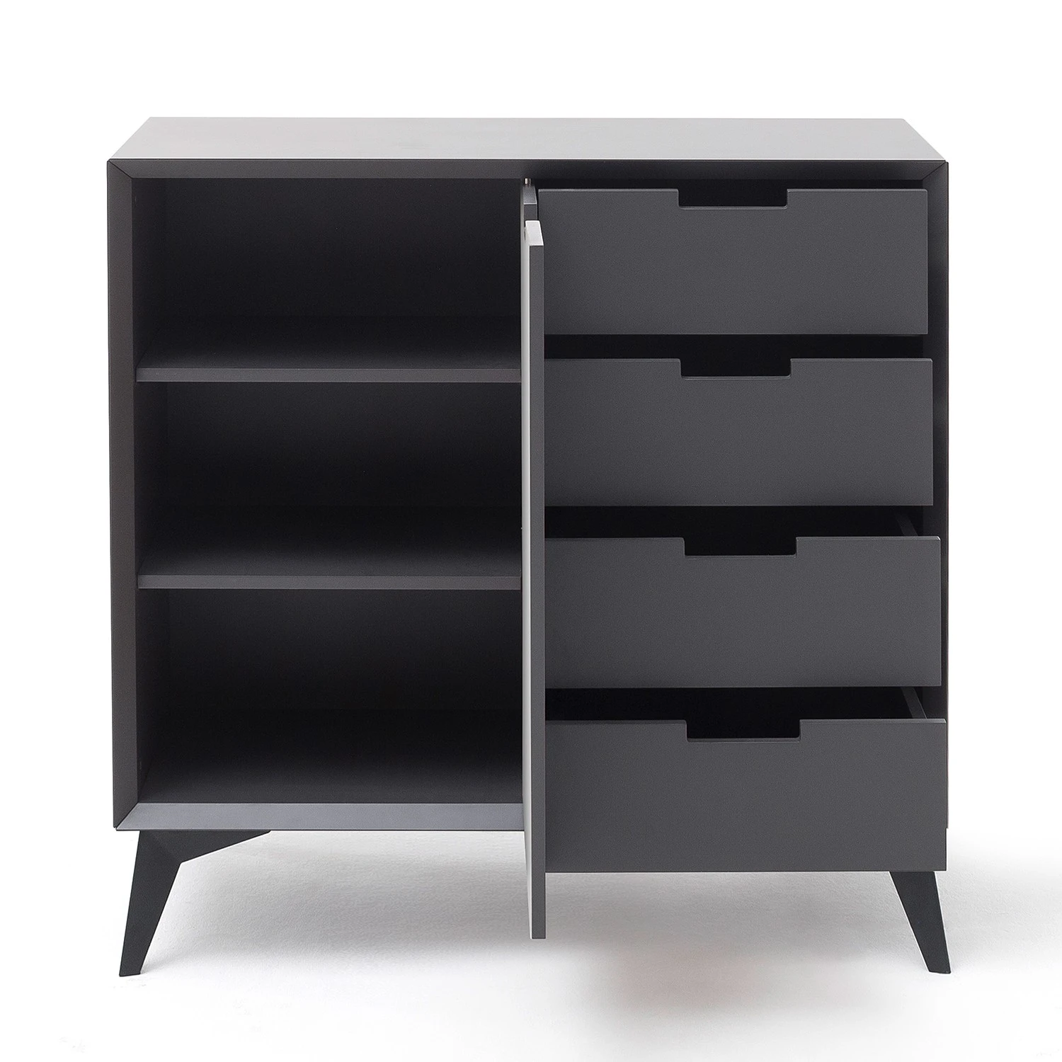 Loftscape Kommode Nevez I - Weiß / Grau 6 Loftscape Kommode Nevez I - Weiß / Grau – Bild 6