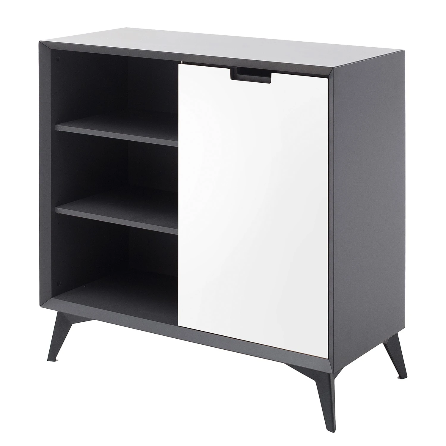 Loftscape Kommode Nevez I - Weiß / Grau 2 Loftscape Kommode Nevez I - Weiß / Grau – Bild 2