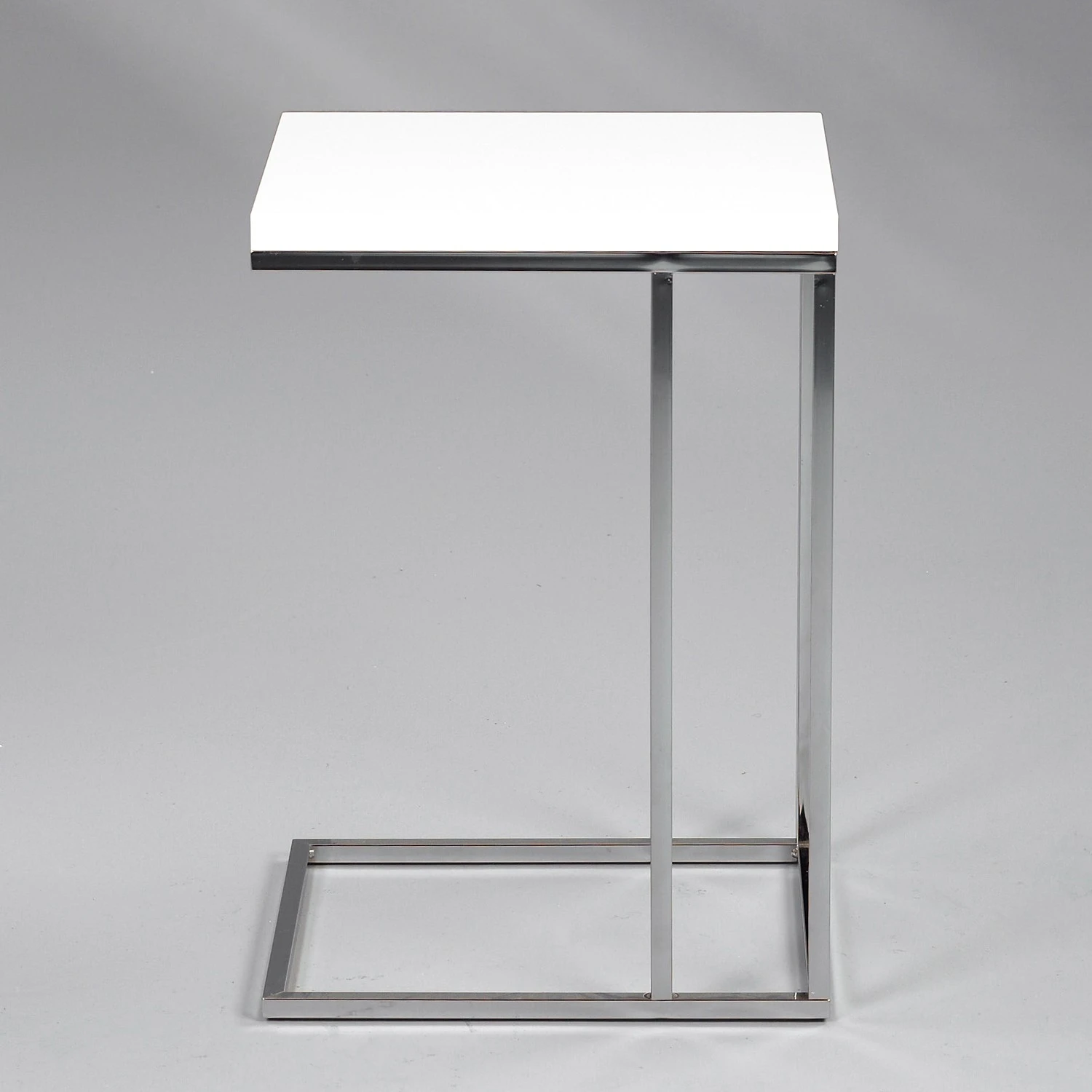 Loftscape Beistelltisch Yebles - Weiß / Silber 5 Loftscape Beistelltisch Yebles - Weiß / Silber – Bild 5