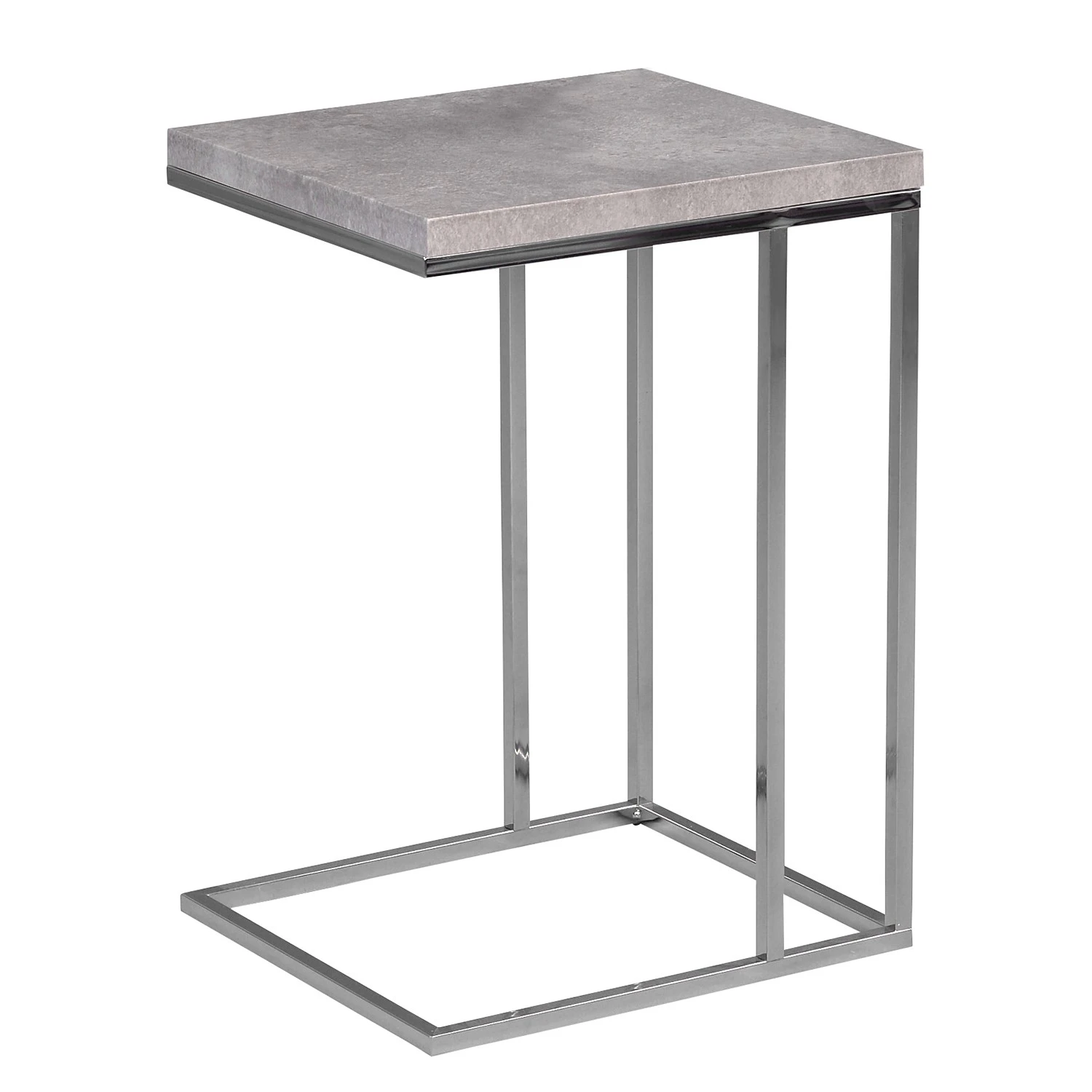 Loftscape Beistelltisch Tuffe - Beton Dekor / Silber 1 Loftscape Beistelltisch Tuffe - Beton Dekor / Silber