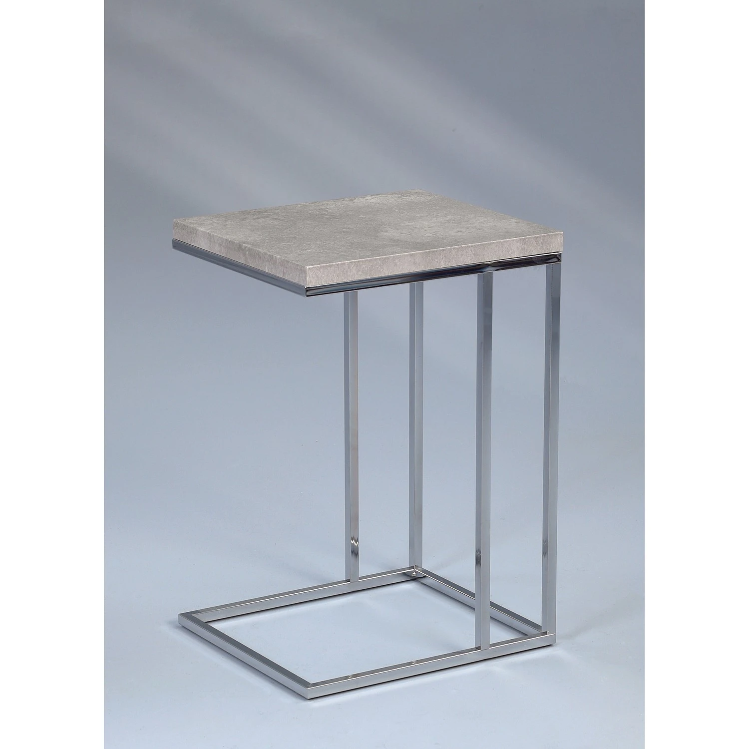 Loftscape Beistelltisch Tuffe - Beton Dekor / Silber 4 Loftscape Beistelltisch Tuffe - Beton Dekor / Silber – Bild 4