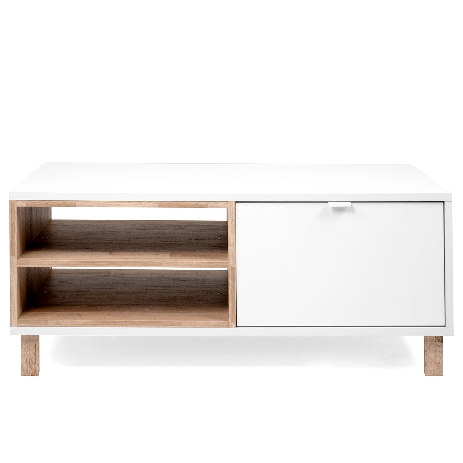 Loftscape Couchtisch Mayac - Weiß / Altholz Dekor 5 Loftscape Couchtisch Mayac - Weiß / Altholz Dekor – Bild 5