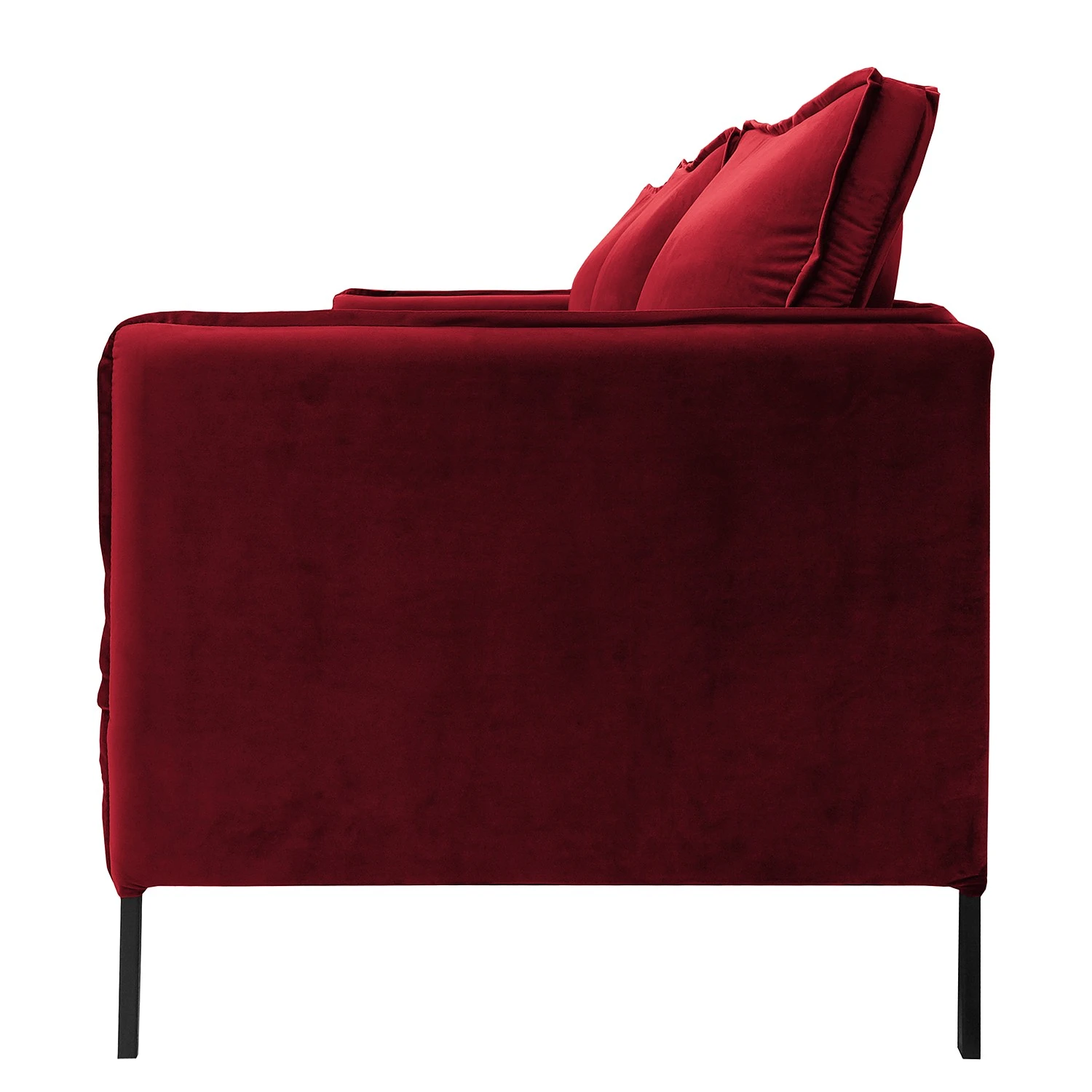 Ars manufacti Sofa Danze (3-Sitzer) - Samt - Samt Ravi: Rot 3 Ars manufacti Sofa Danze (3-Sitzer) - Samt - Samt Ravi: Rot – Bild 3