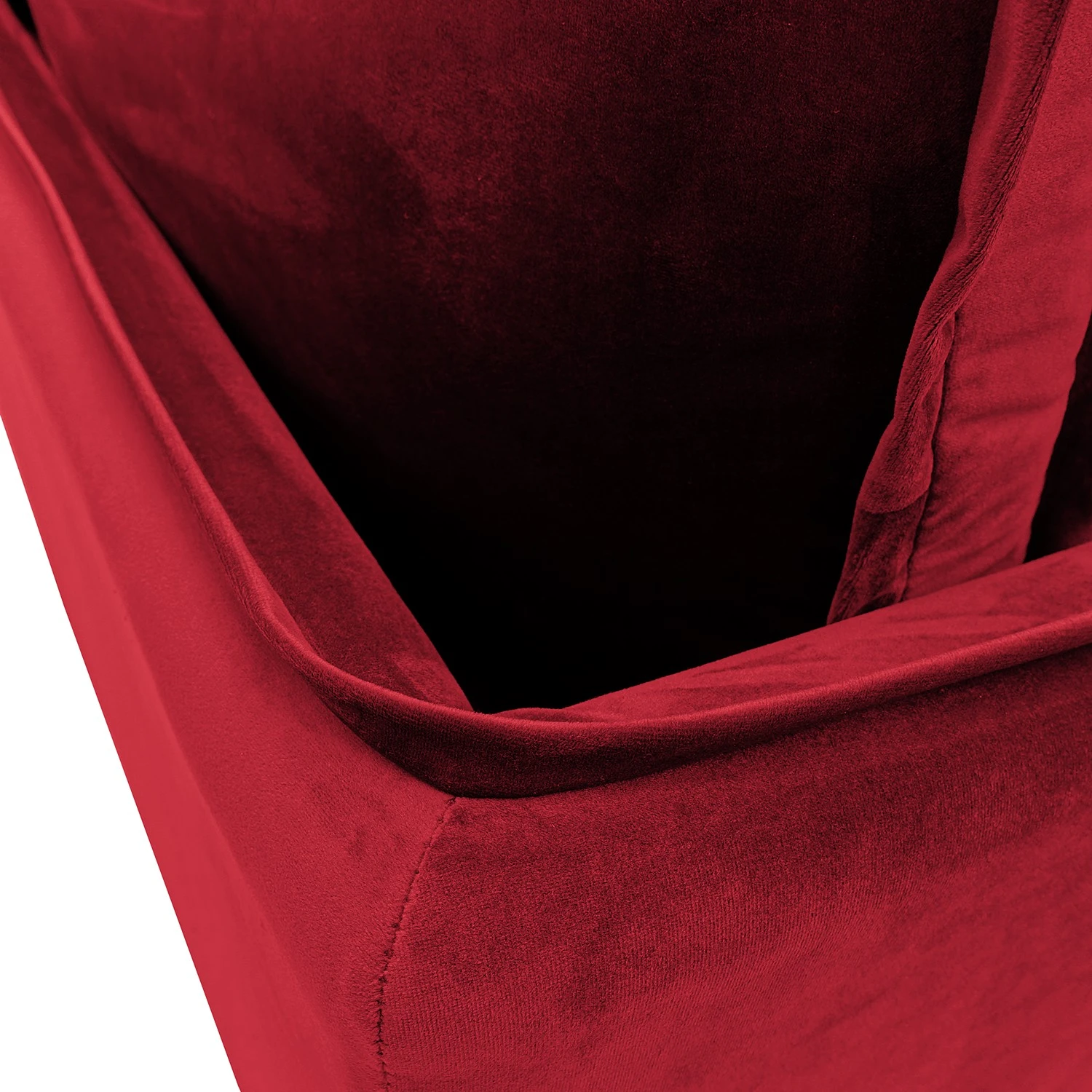 Ars manufacti Sofa Danze (3-Sitzer) - Samt - Samt Ravi: Rot 6 Ars manufacti Sofa Danze (3-Sitzer) - Samt - Samt Ravi: Rot – Bild 6